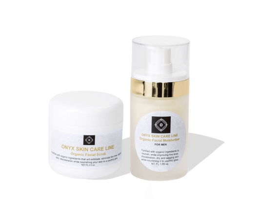Two-Step Facial System - Scrub and Moisturizer - For MEN-0