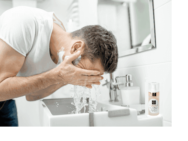 Organic Two-Step Anti-Aging System Facial Wash and Moisturizer  - For MEN-1